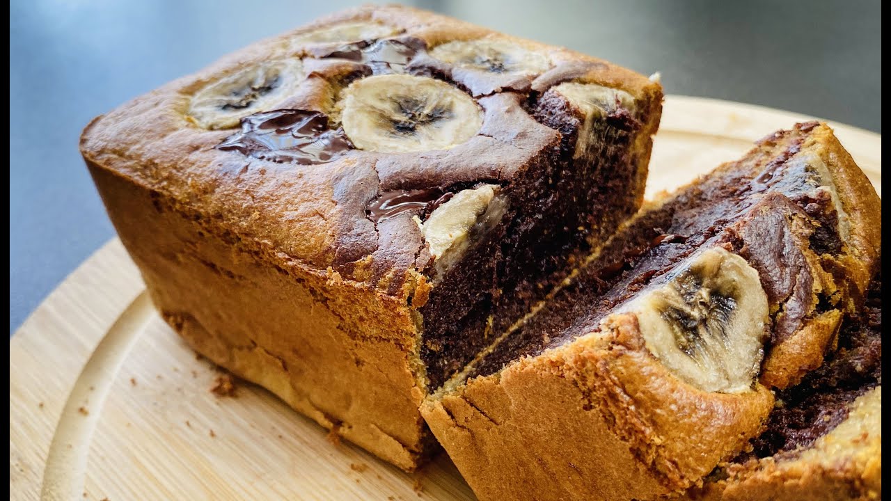 EL MEJOR PAN DE PLATANO SALUDABLE CON AVENA Y CHOCOLATE | PAN DE PLATANO (BANANO) FACIL Y RAPIDO