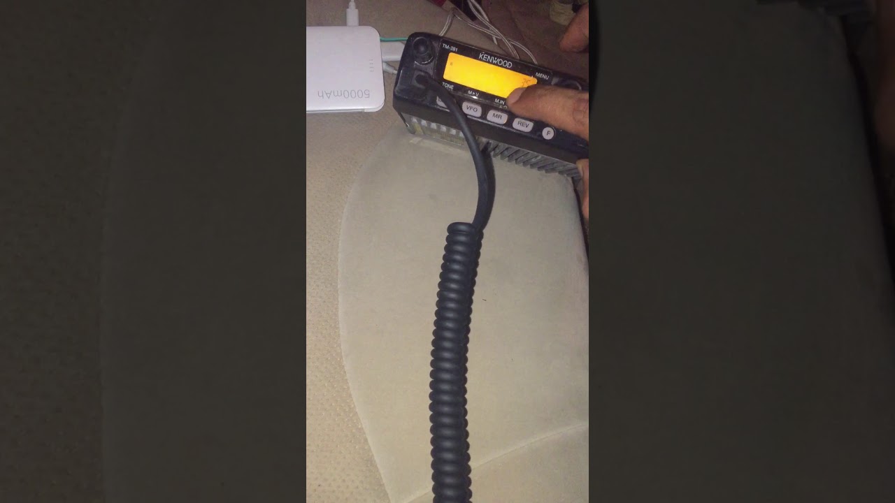 برمجة كنوود kenwood tm281a