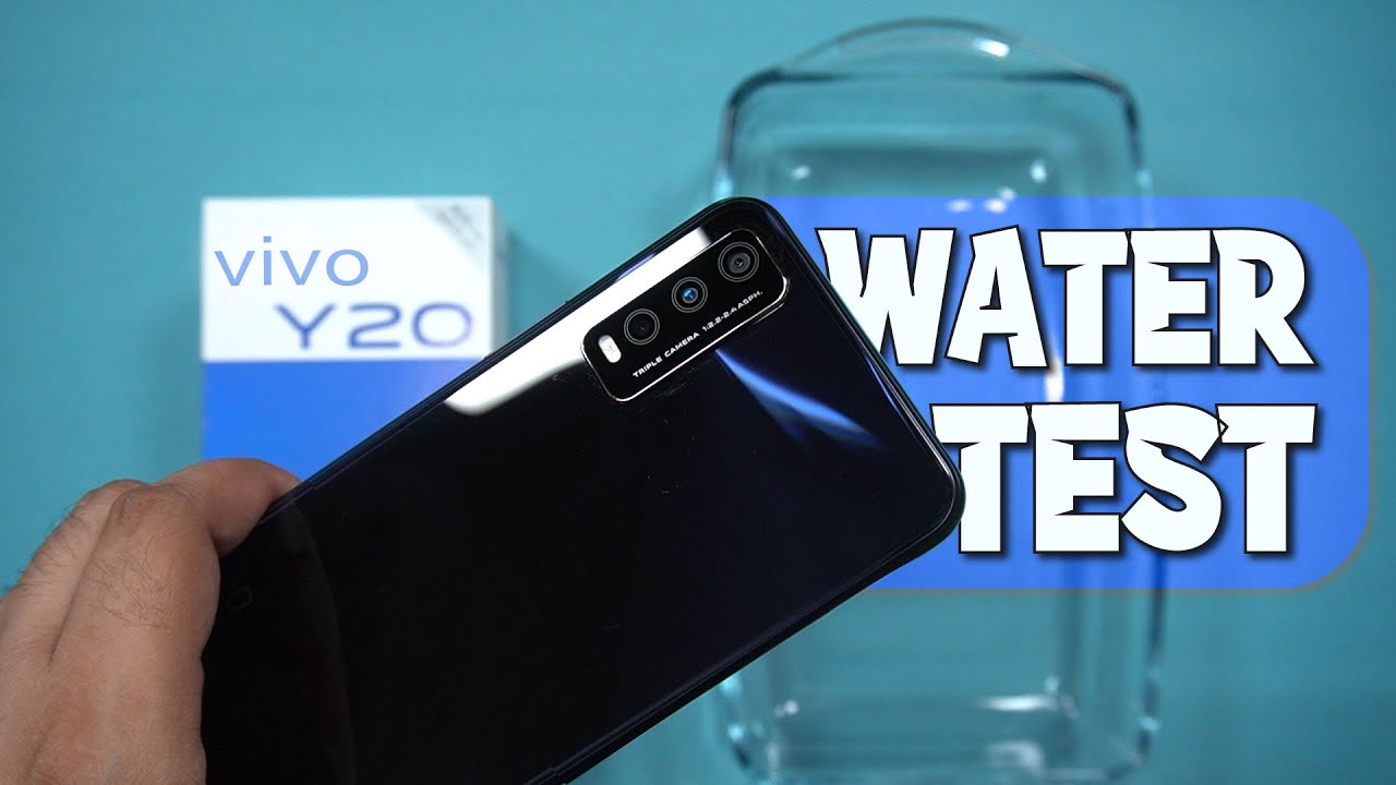 Vivo Y20 Water Test for 60 Seconds | Camera Test & Charging Test after WaterProof Test