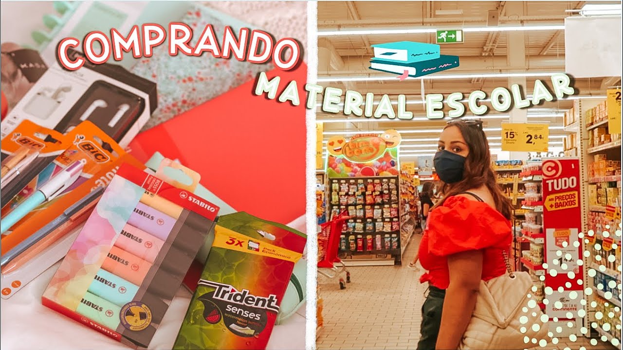 VLOG: Comprando MATERIAL ESCOLAR! back to school ep.1 | Isabel Mota