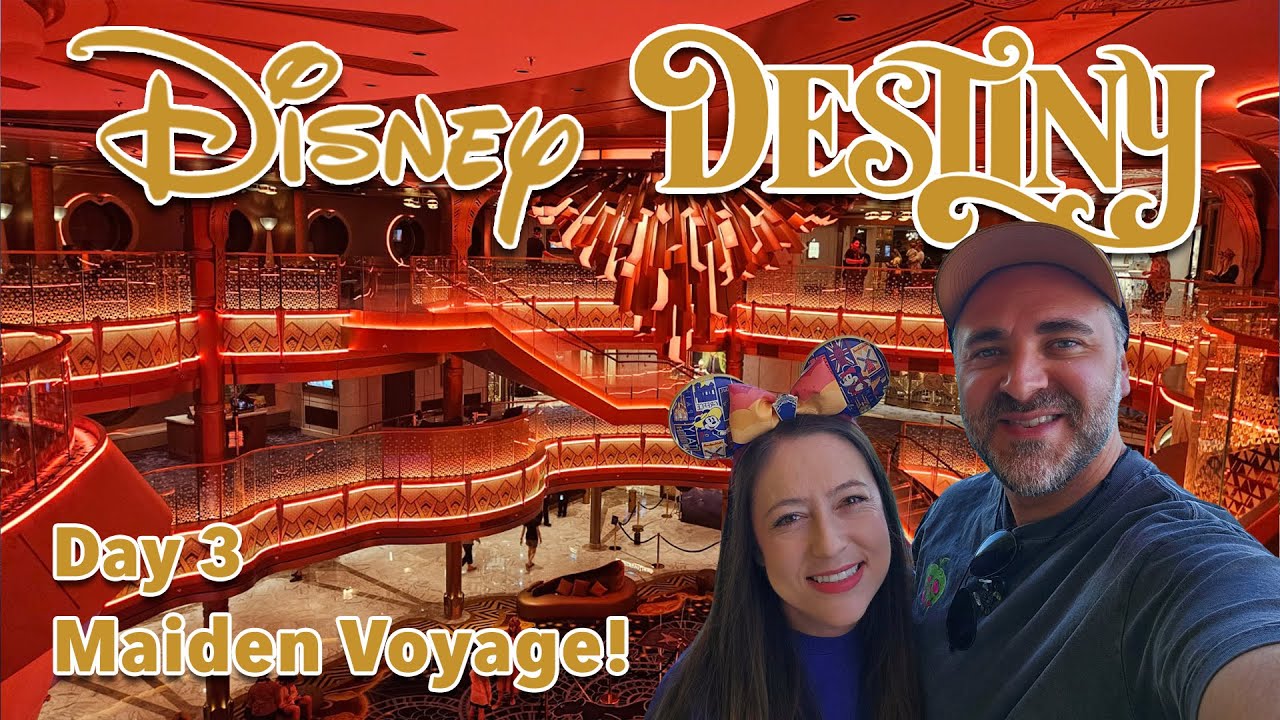 Shows, Shops, & Lounges Galore! | Maiden Voyage of the Destiny Day 3 | Disney Cruise Line Nov 2025