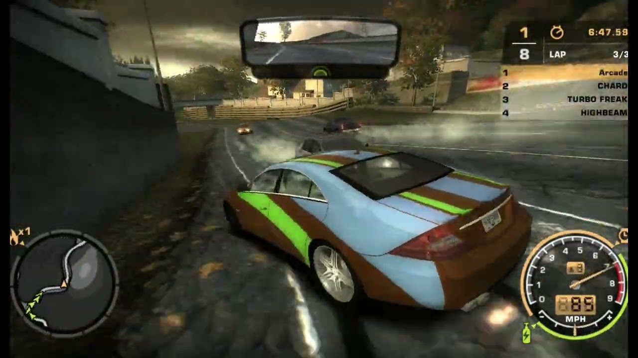 NFS Most Wanted 2005 DE - Mercedes Benz CLS63 AMG