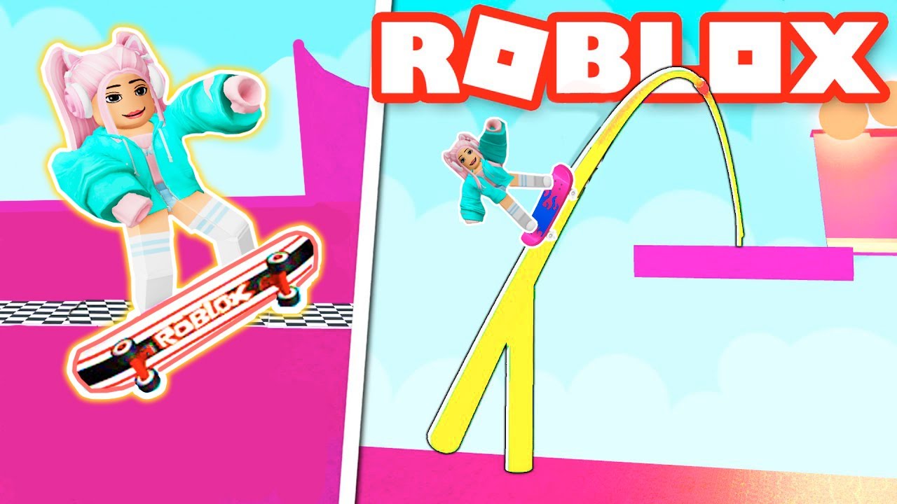 ОББИ, НО Я ПРОХОЖУ ЕГО НА СКЕЙТЕ В РОБЛОКС ! Skate Obby