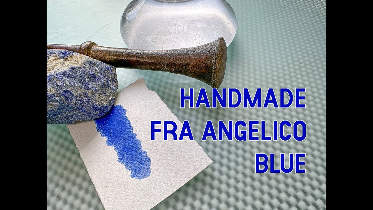 My Fra Angelico Blue. The finest Lapis Lazuli pigment to watercolor paint.