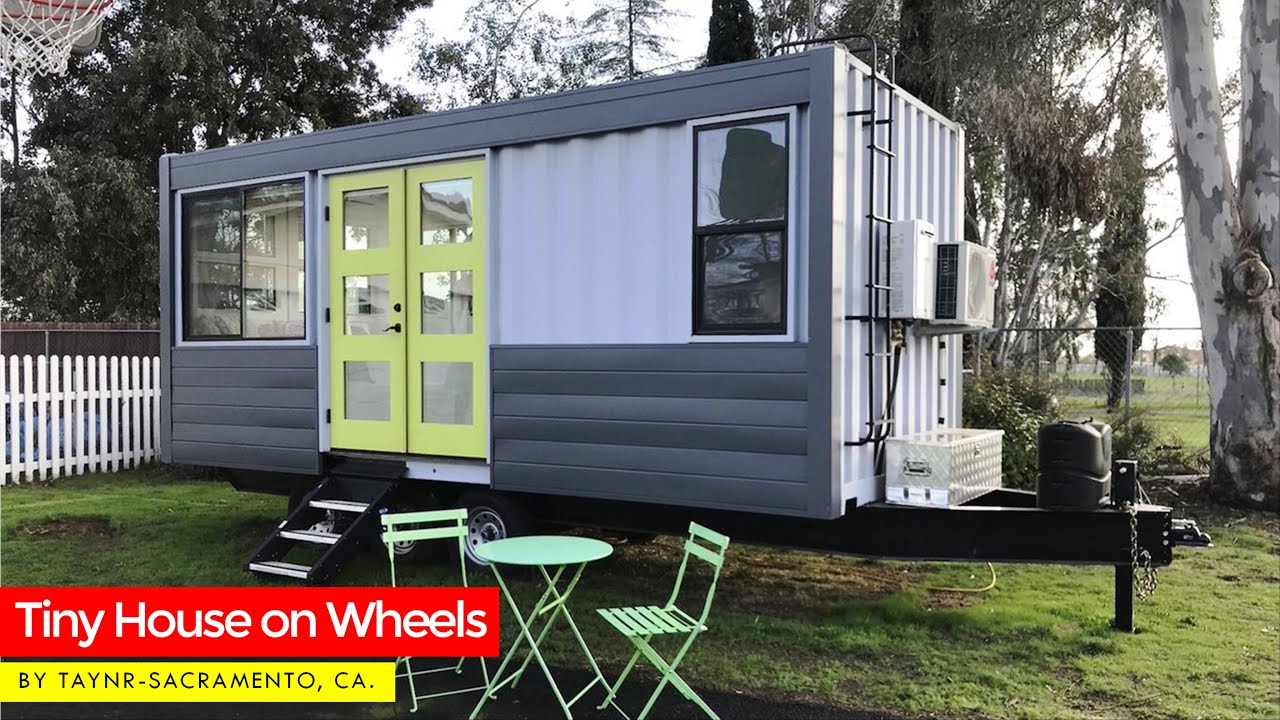Shipping Container Tiny Home on Wheels- Gypsy Wagon by TAYNR