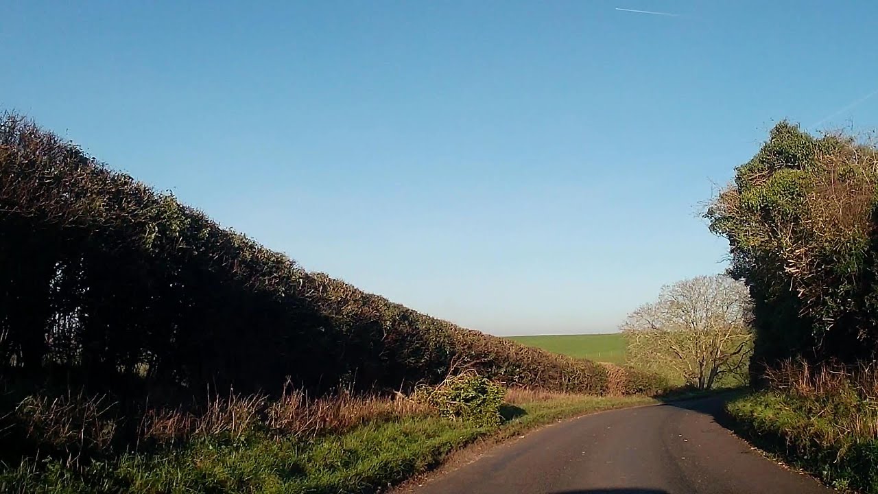 English village drive from Days Lane to Ewelme, Oxfordshire (Real time, Wednesday 31 December, 2025)