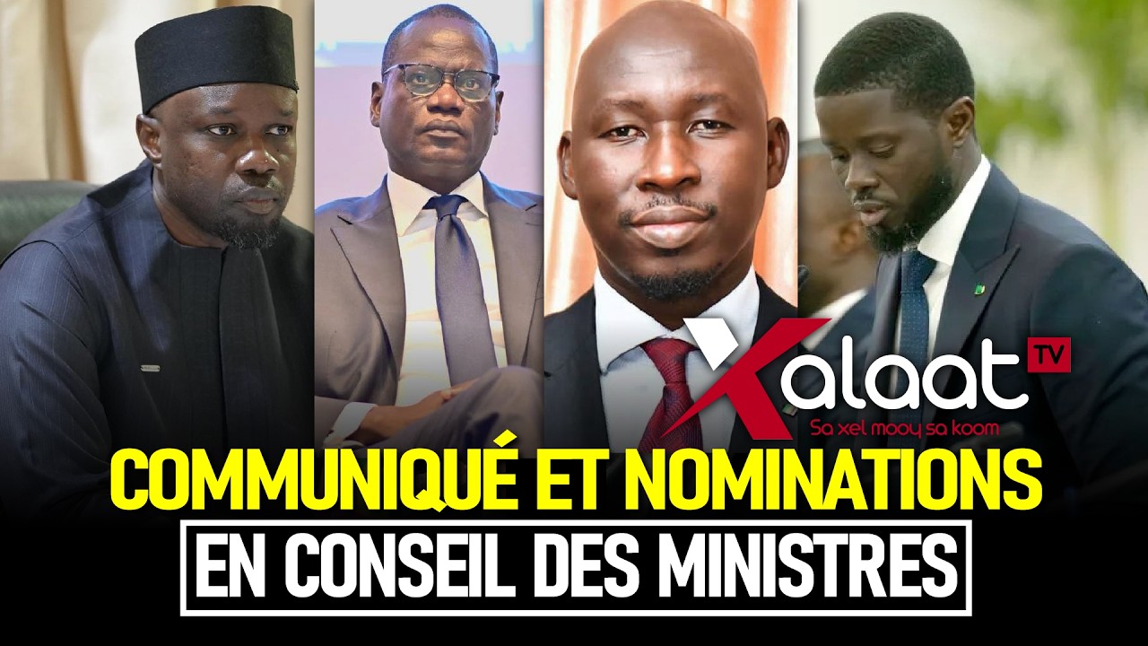 Ndiisoog J&euml;wri&ntilde; : Rapoor ak J&agrave;ngat - Taxawayu Diomaye Ci Sonko - Conseil des ministres WOLOF