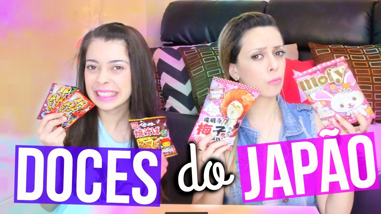 EXPERIMENTANDO DOCES DO JAPÃO