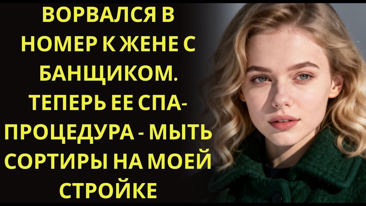 Ворвался в номер к жене с банщиком  Теперь ее спа процедура   мыть сортиры на моей стройке