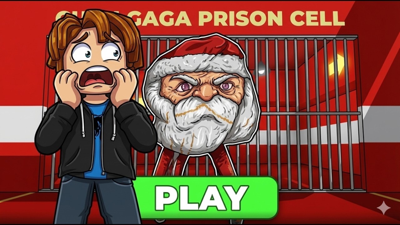ROBLOX : GUGU GAGA PRISON RUN OBBY NEW #roblox #games #troll #funny