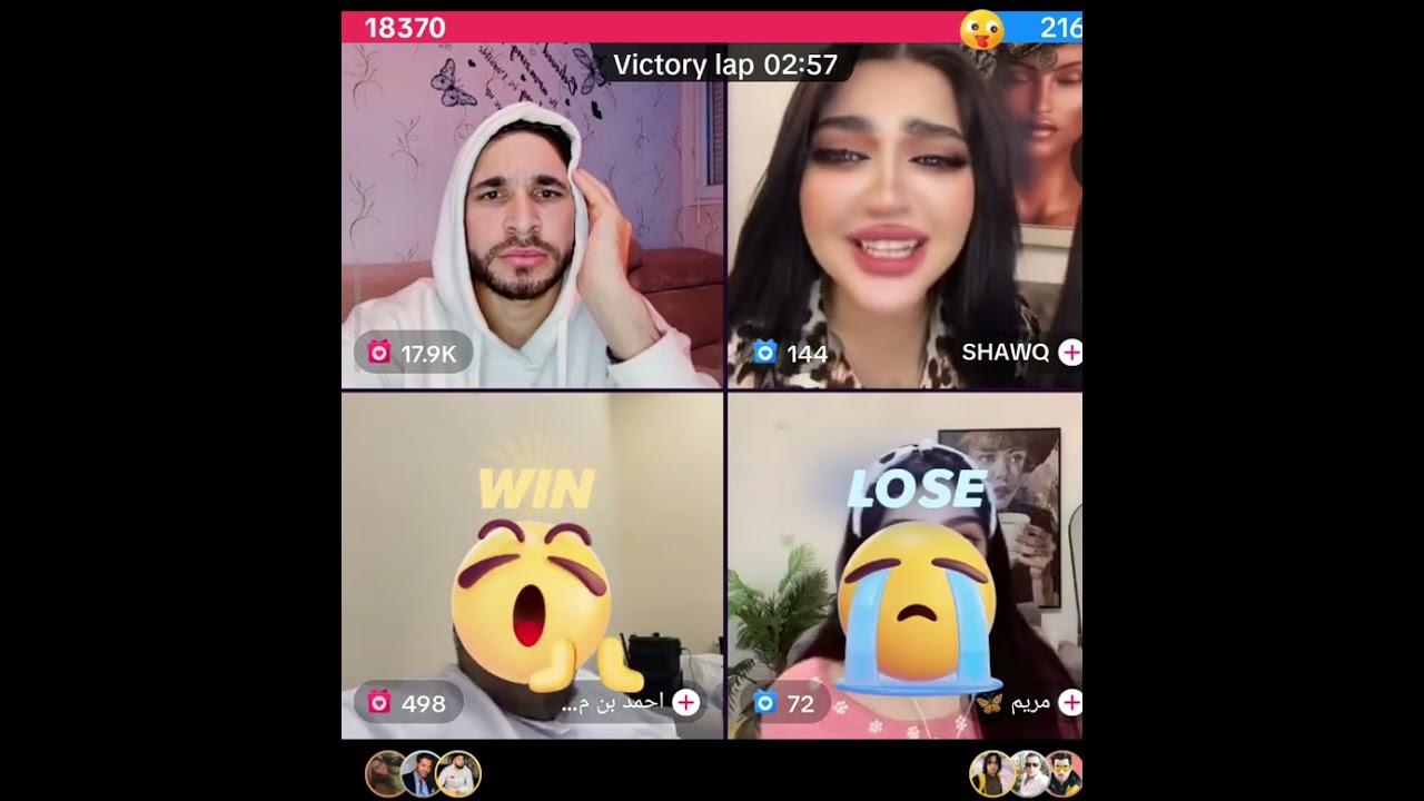 Waliullah very funny TikTok live with Arabic TikTokers