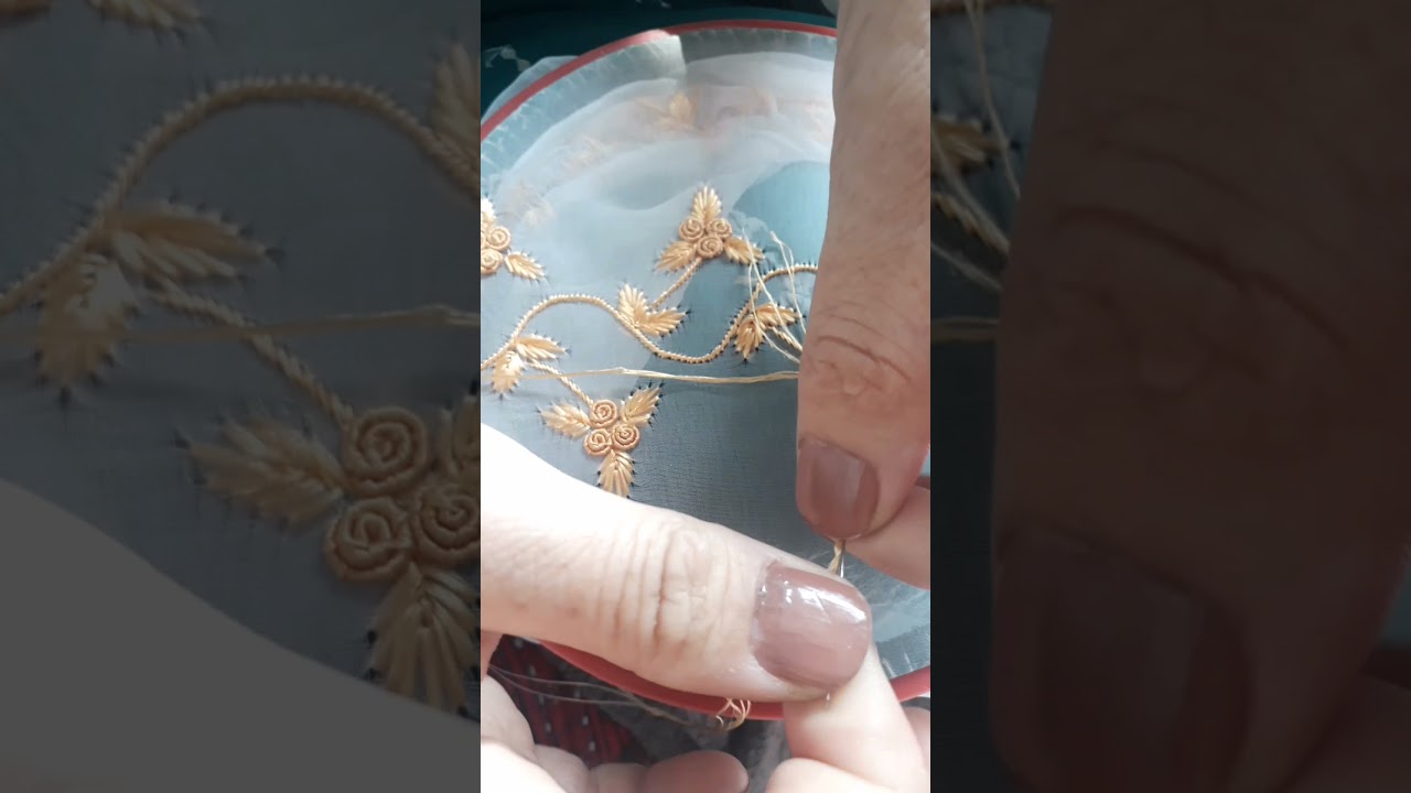 آموزش گل ترکی بالایی چادر گاج