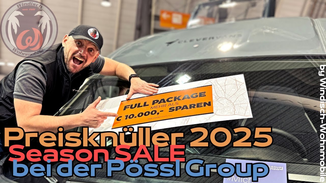 🌶️ bis zu 10.000,00 Euro 🌶️  Ersparnis auf der CMT 2025 Campervan Season Sale