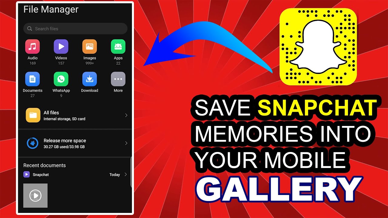 How to Save Photos and Videos on Snapchat | Download Snaps into Mobile