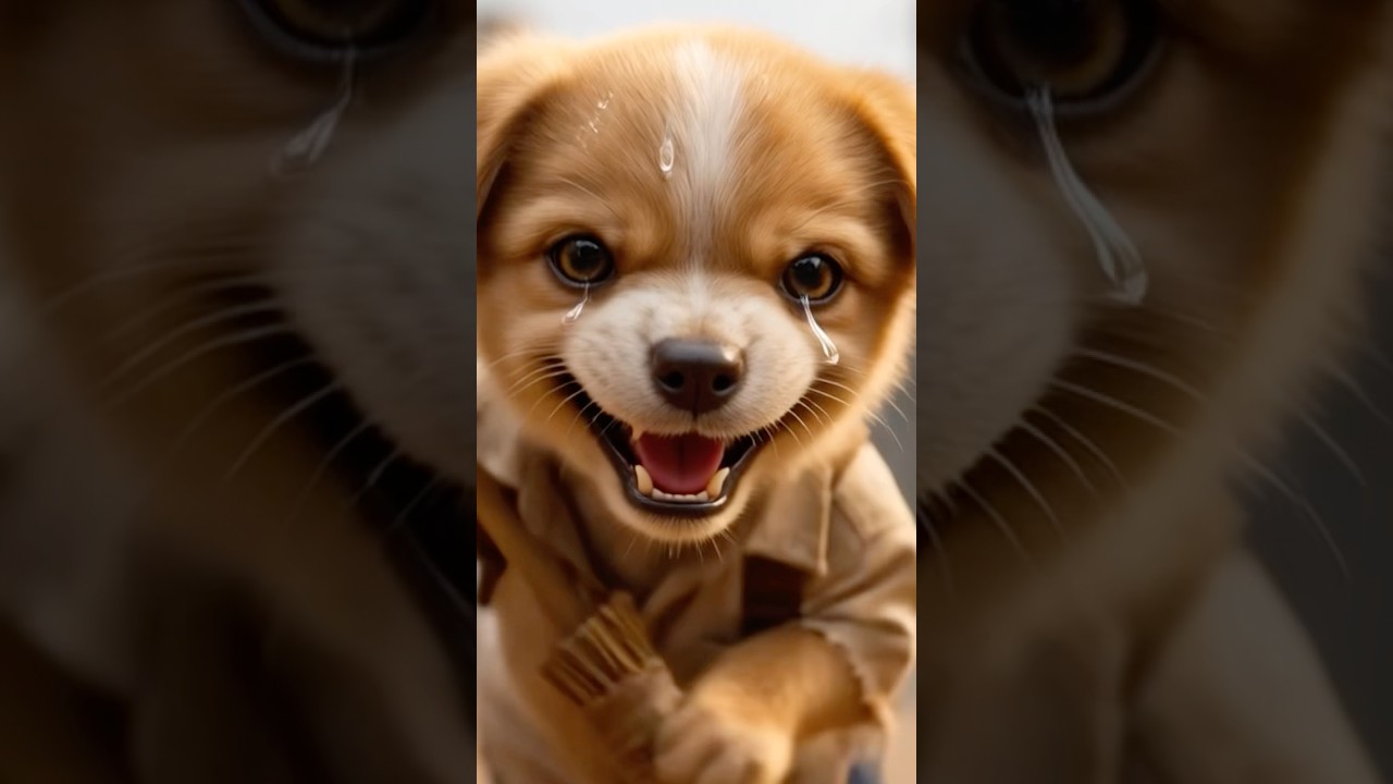 Hungry puppy story 🥺dog videos |