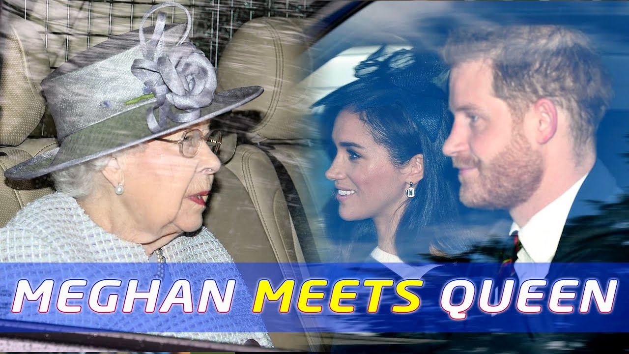 Meghan meets the Queen in the UK