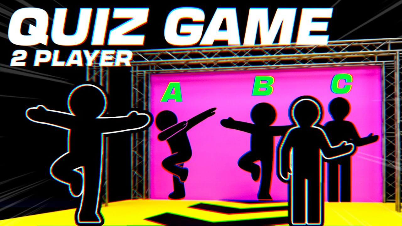 HUMAN TETRIS | Immersive Interactive Warm Up #1 | QUIZ GAME 2 PLAYER