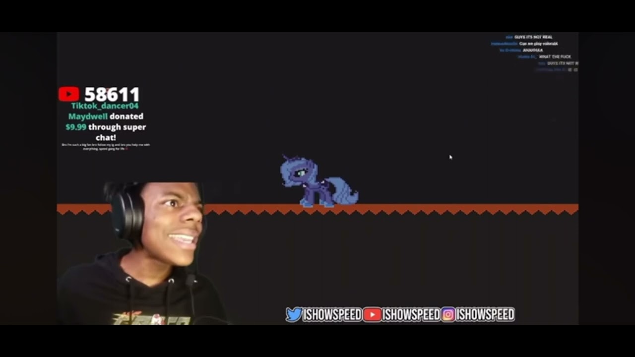 IShowSpeed Plays My Little Pony Horror Game And *ENDS ATREAM* (CLEAN)