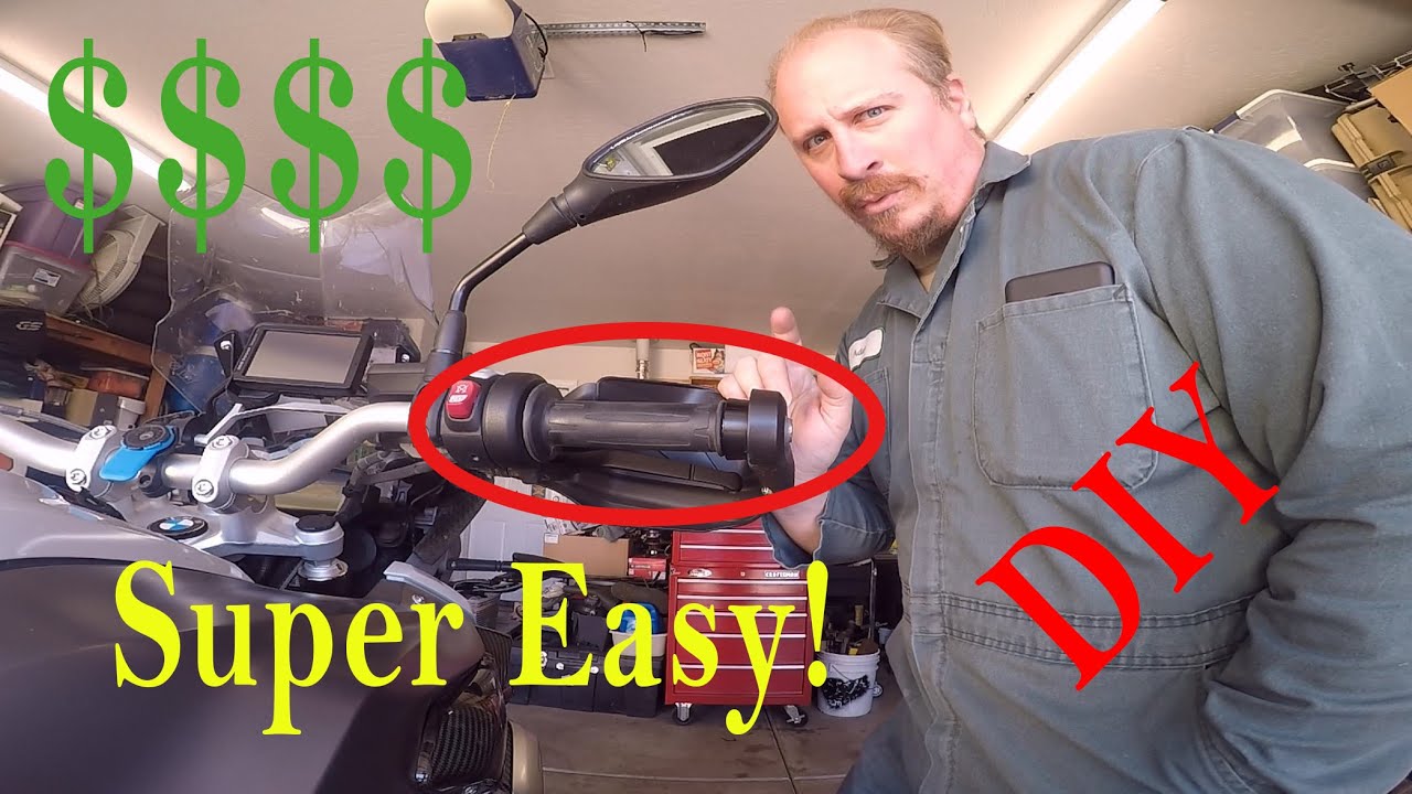 Cheap heated grip repair for any bike - Shop Time #11