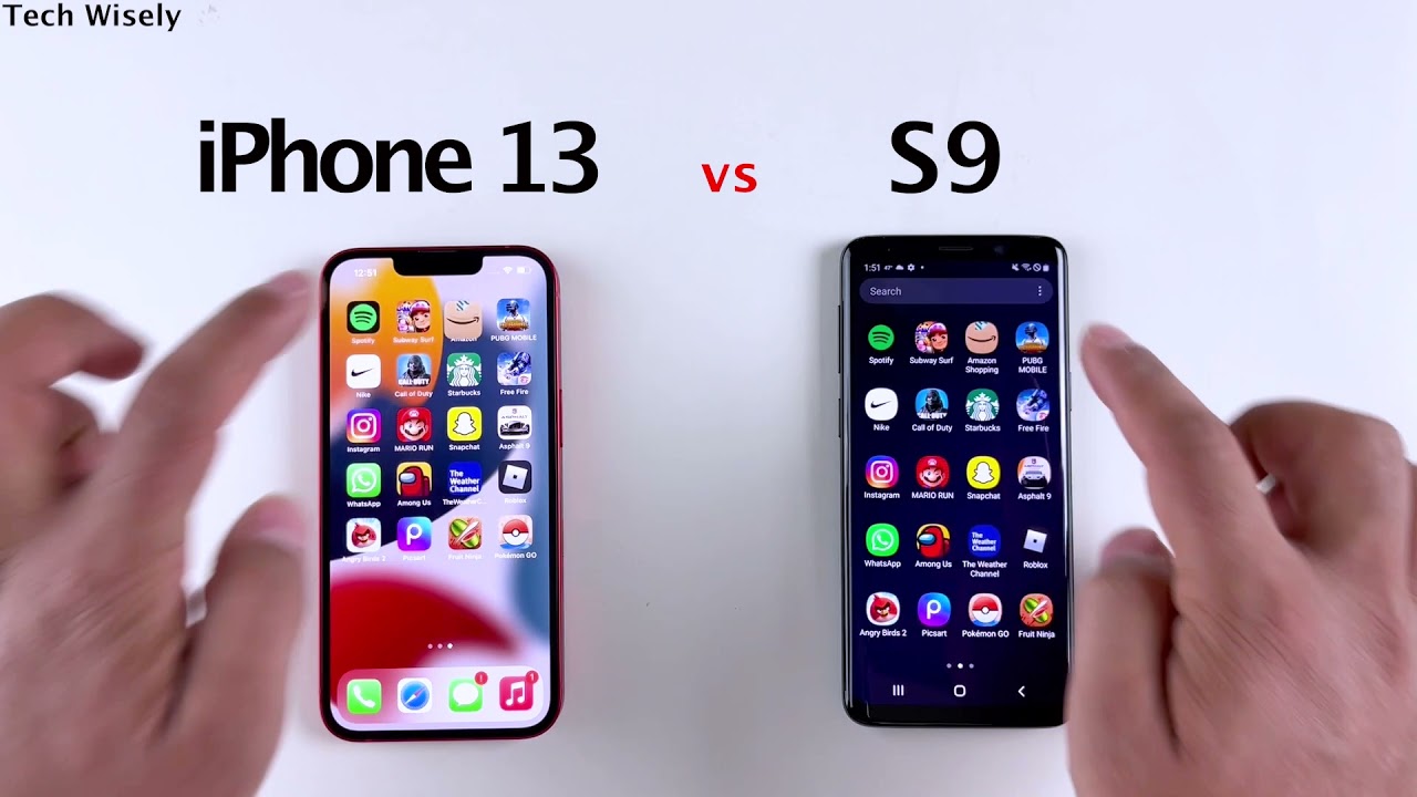 iPhone 13 vs S9 | SPEED TEST