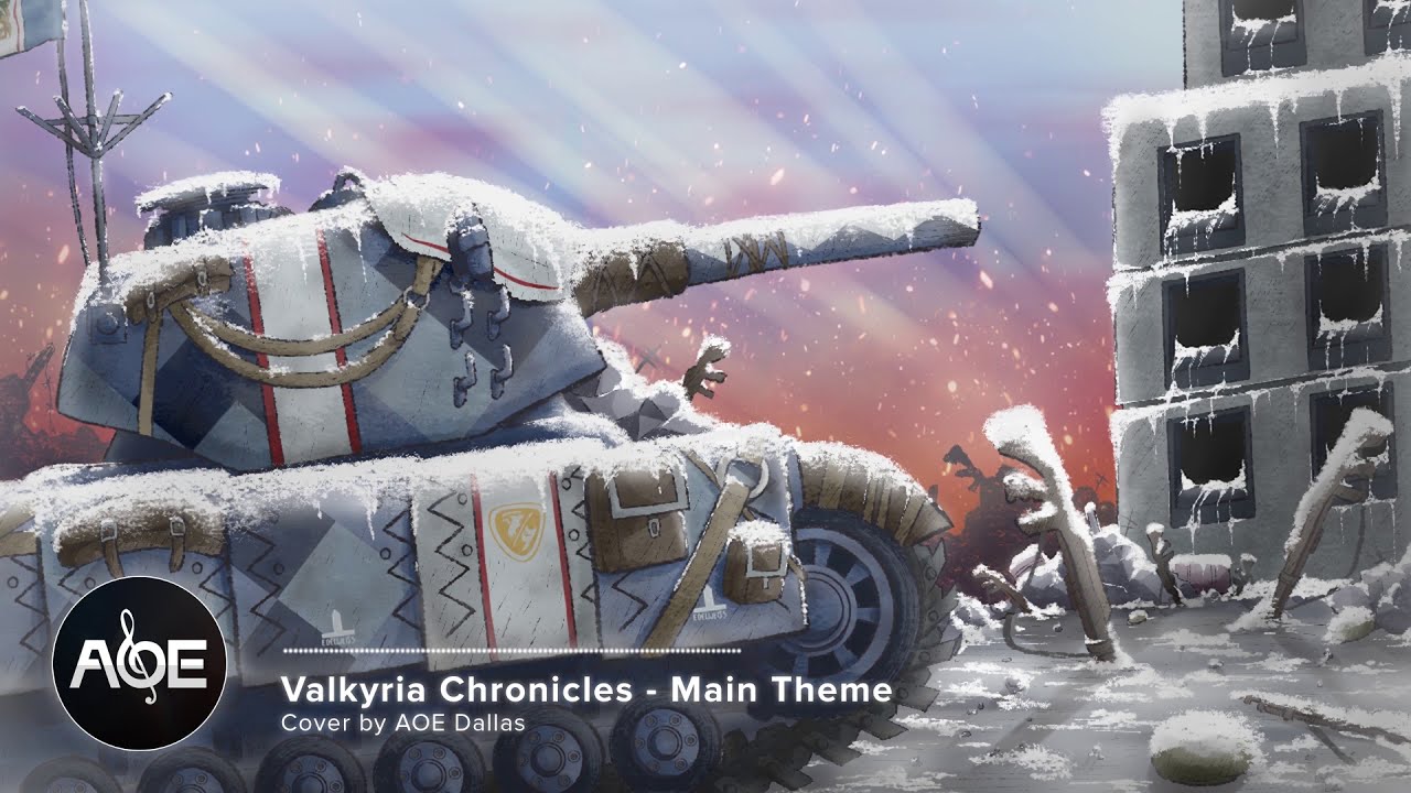 【AOE Dallas】 Valkyria Chronicles - Main Theme 【Cover + Speedpaint】