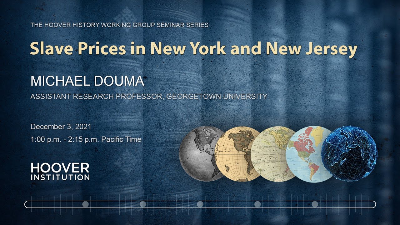 Slave Prices in New York and New Jersey