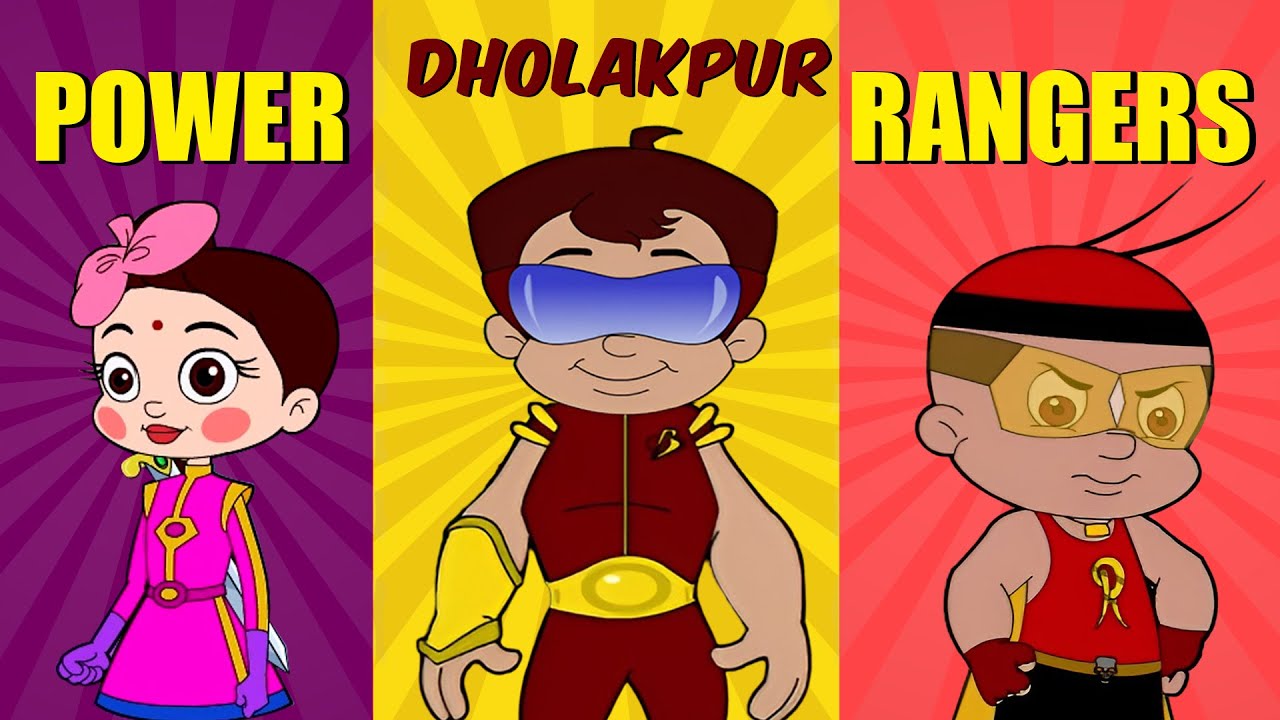 Chhota Bheem - Dholakpur Power Rangers | Kids Fun Action Videos | Cartoons for Kids in Hindi