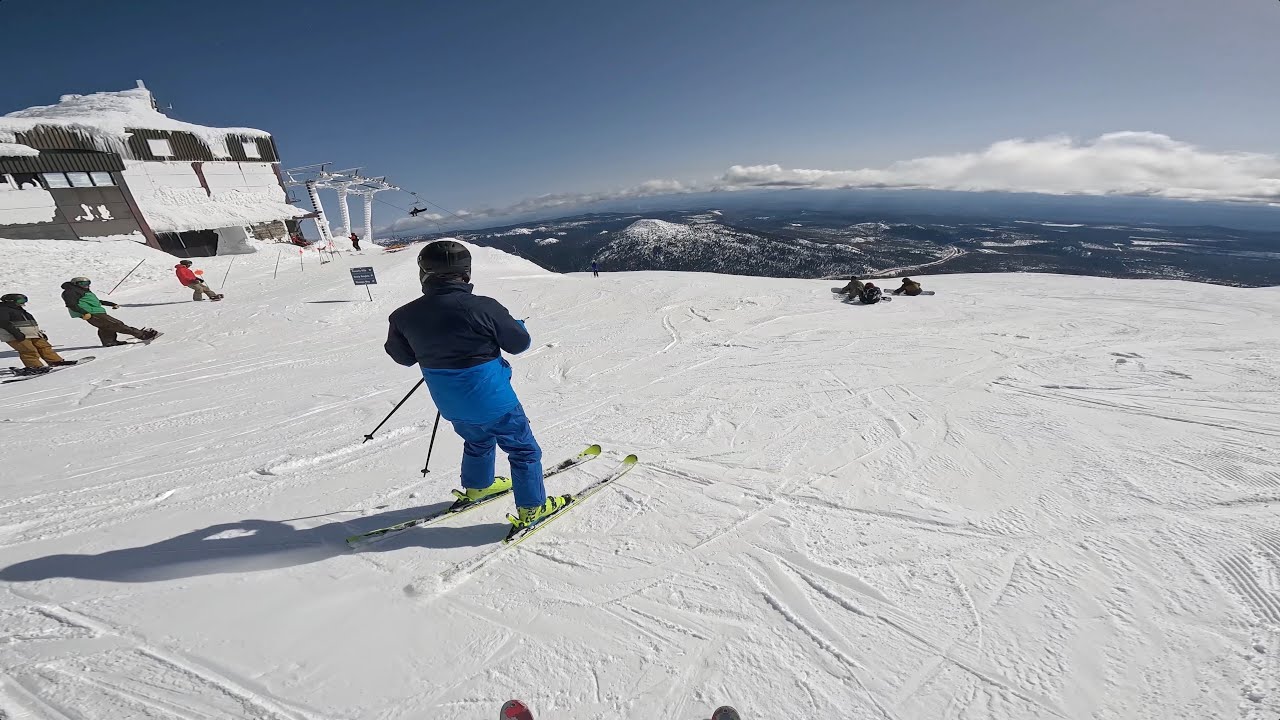 Mt Bachelor, top to bottom, east to west with Brad