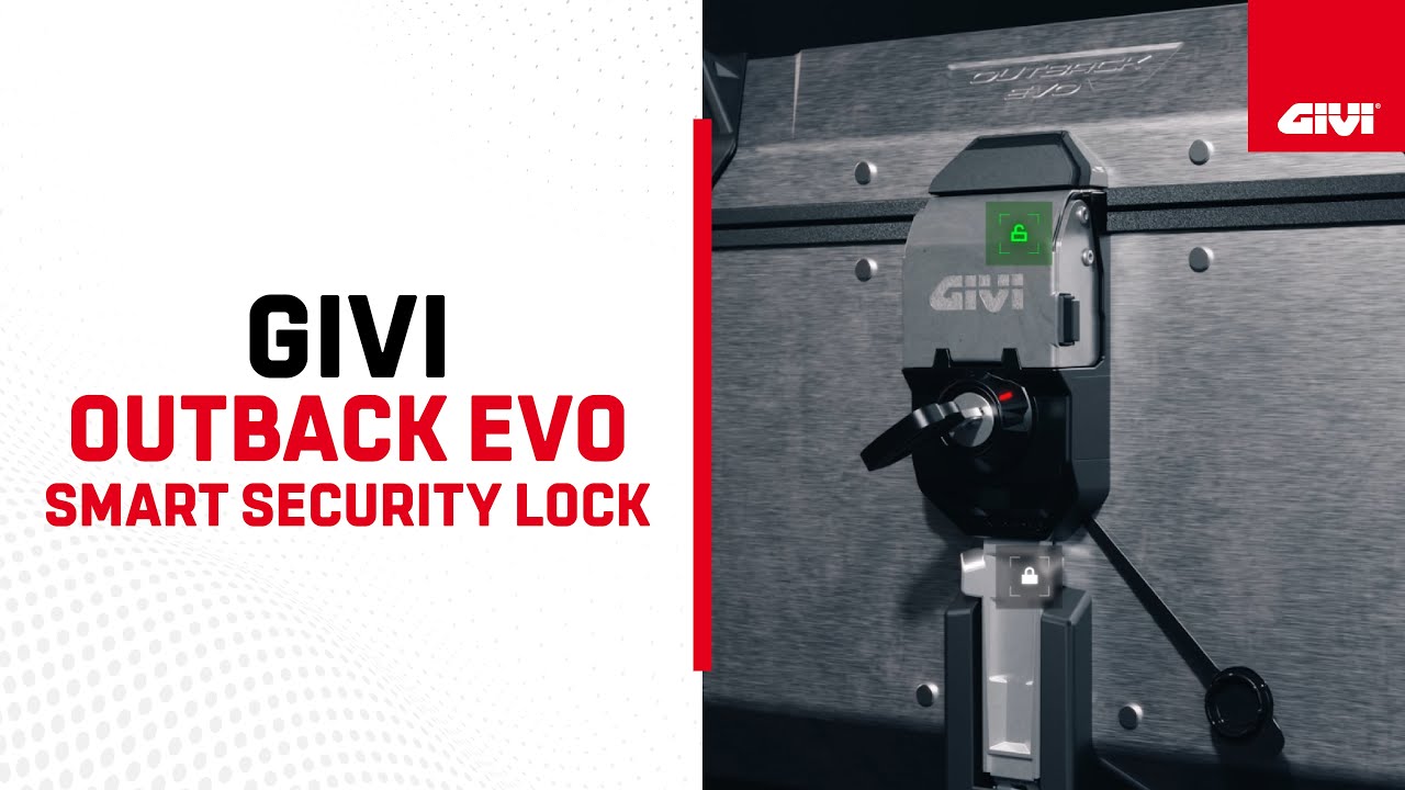 🌟 GIVI OUTBACK EVO (SMART SECURITY LOCK) 🌟
