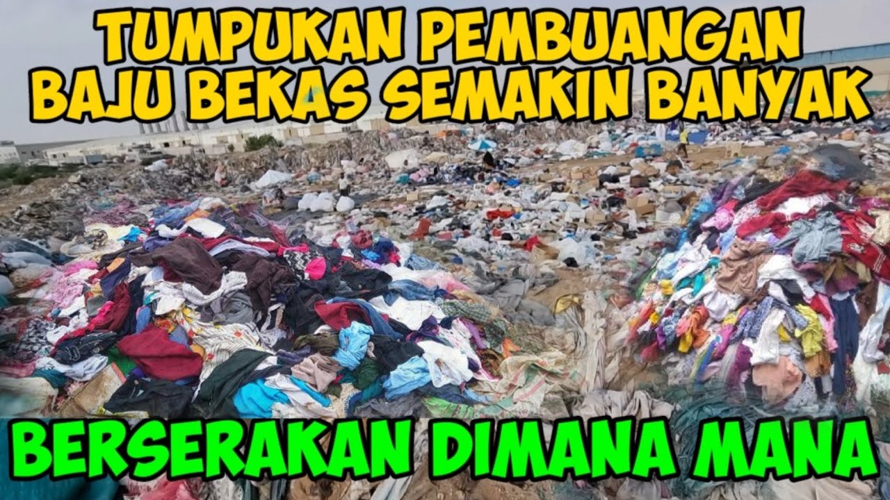 YA ALLAH😭 TUMPUKAN PEMBUANGAN BAJU BEKAS SEMAKIN BANYAK BERSERAKAN DIMANA MANA |JEDDAH