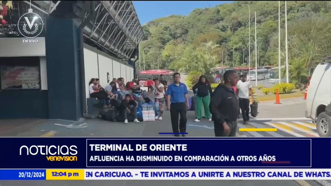 Venezolanos se movilizan desde el Terminal de Oriente para pasar fiestas en familia