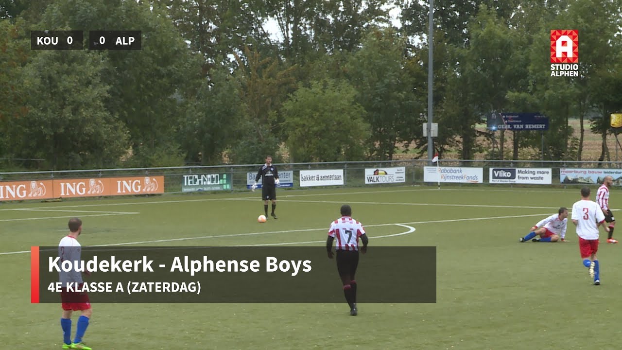 Samenvatting Koudekerk - Alphense Boys (zaterdag 22 september)