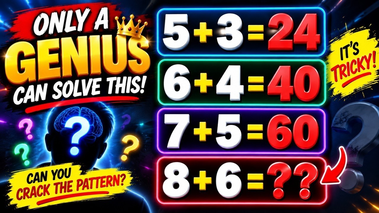Can YOU Crack This Pattern? 🧠🔥 I Know You Can Solve It!