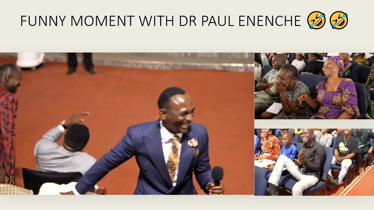 FUNNY MOMENT WITH DR PAUL ENENCHE IN SERVICE TODAY - SINGS FOR HIS WIFE TOO 🤣