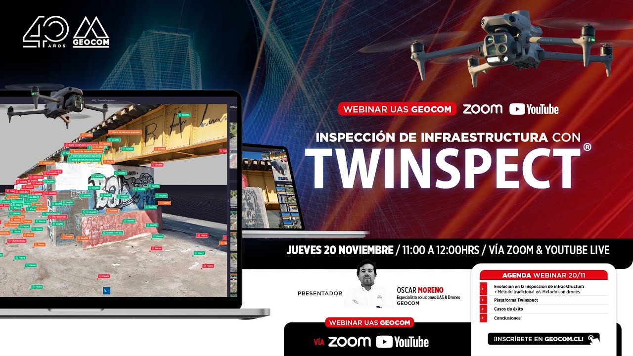 [Webinar GEOCOM] Inspección de infraestructura con Twinspect
