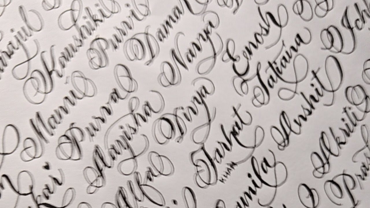 Calligraphy Name w Kritika ✨