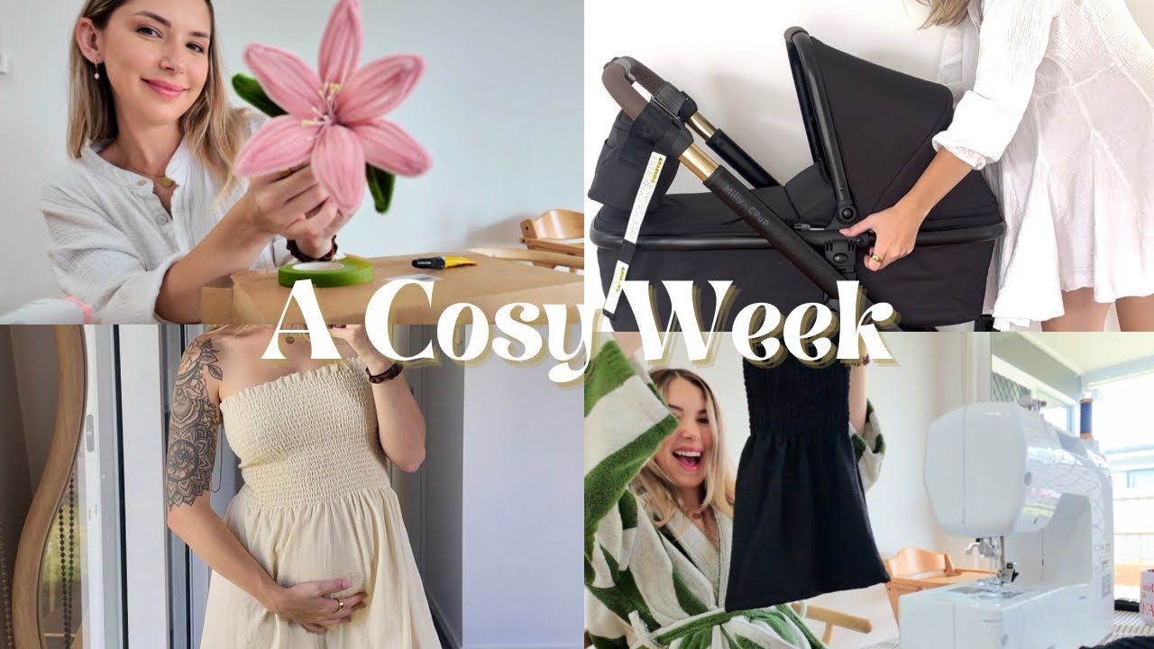 A Cozy Week at Home 🤍 Nesting, Sewing & Sourdough 