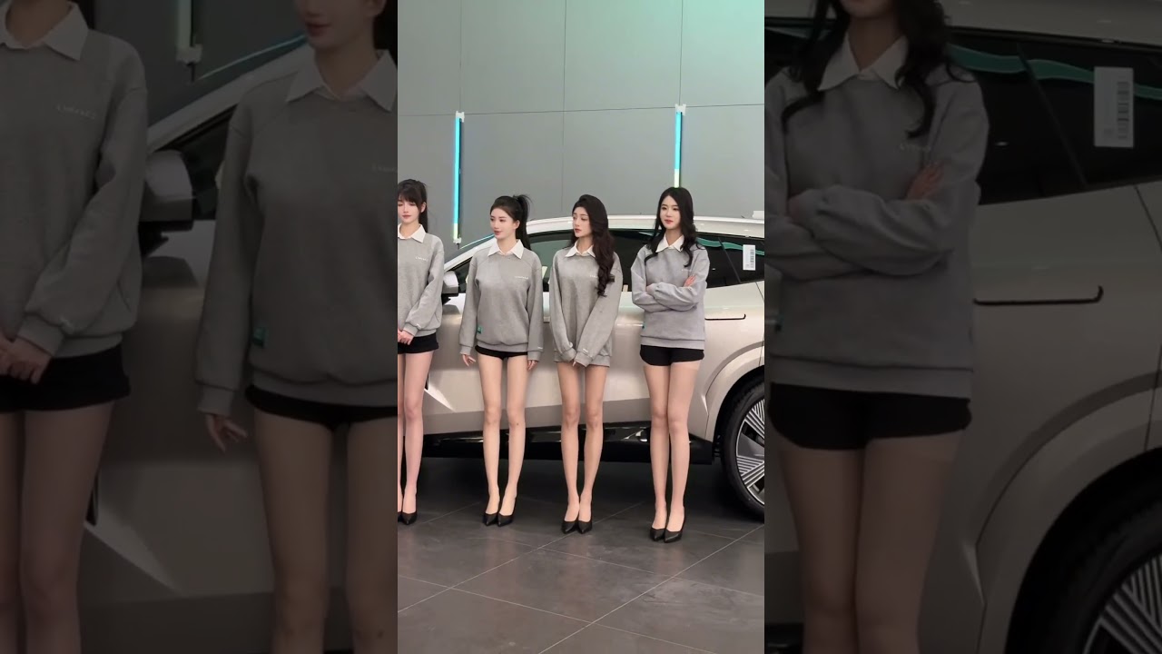 Sexy and cute Chinese girls with long legs#model #longlegs