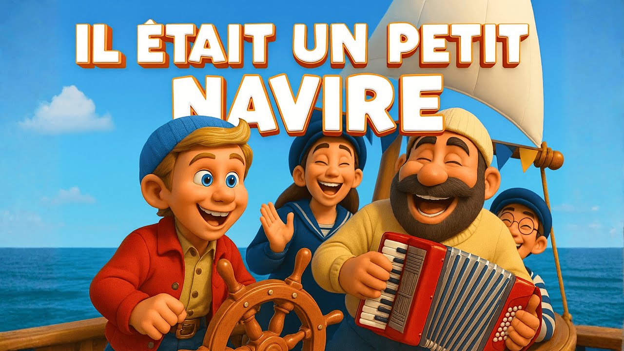 Il Était Un Petit Navire ⛵️🌊🐟 | Chanson pour Enfants 🎶 | Comptine Célèbre en Français