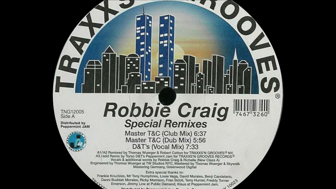 Robbie Craig - Special (Master T&C Dub Mix)