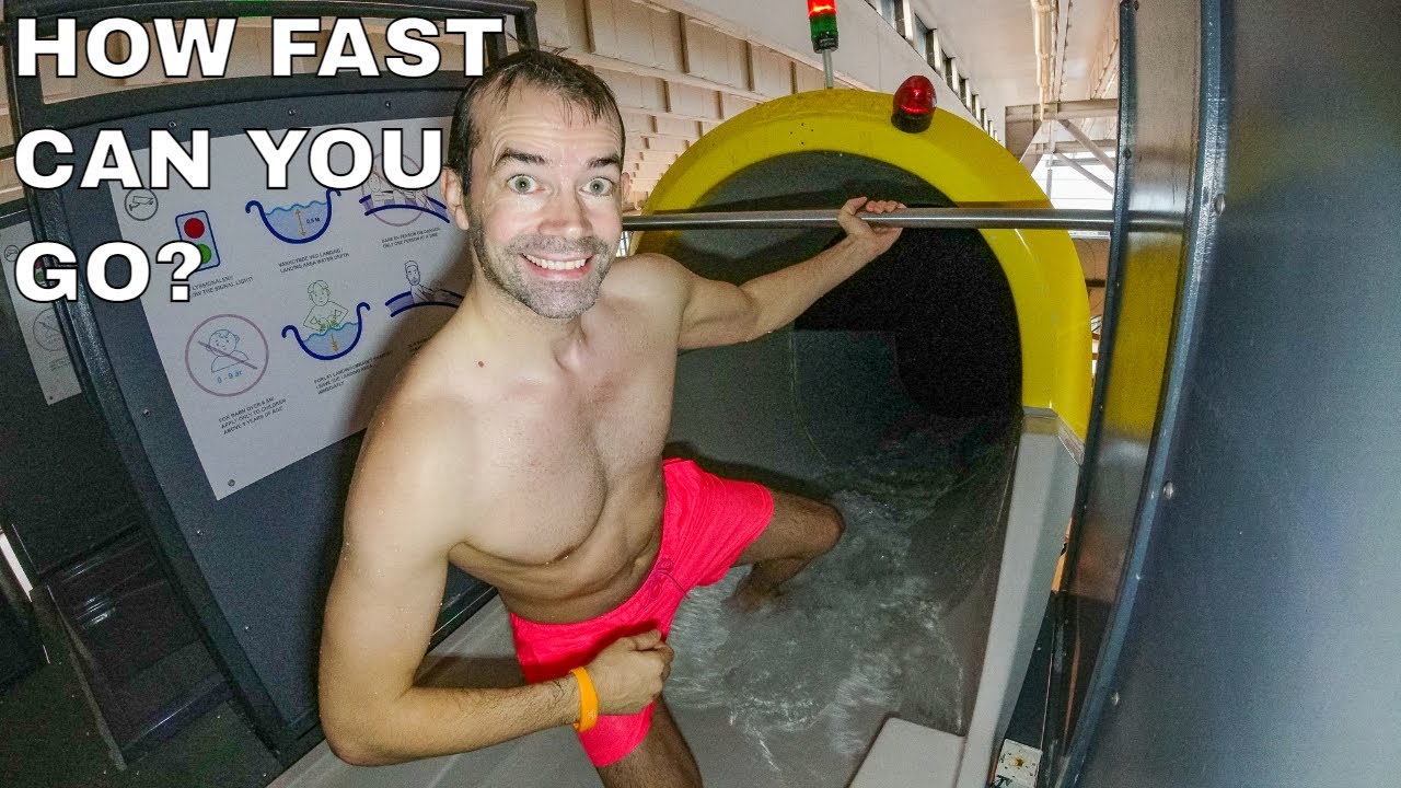 What is the FASTEST way to ride a water slide!