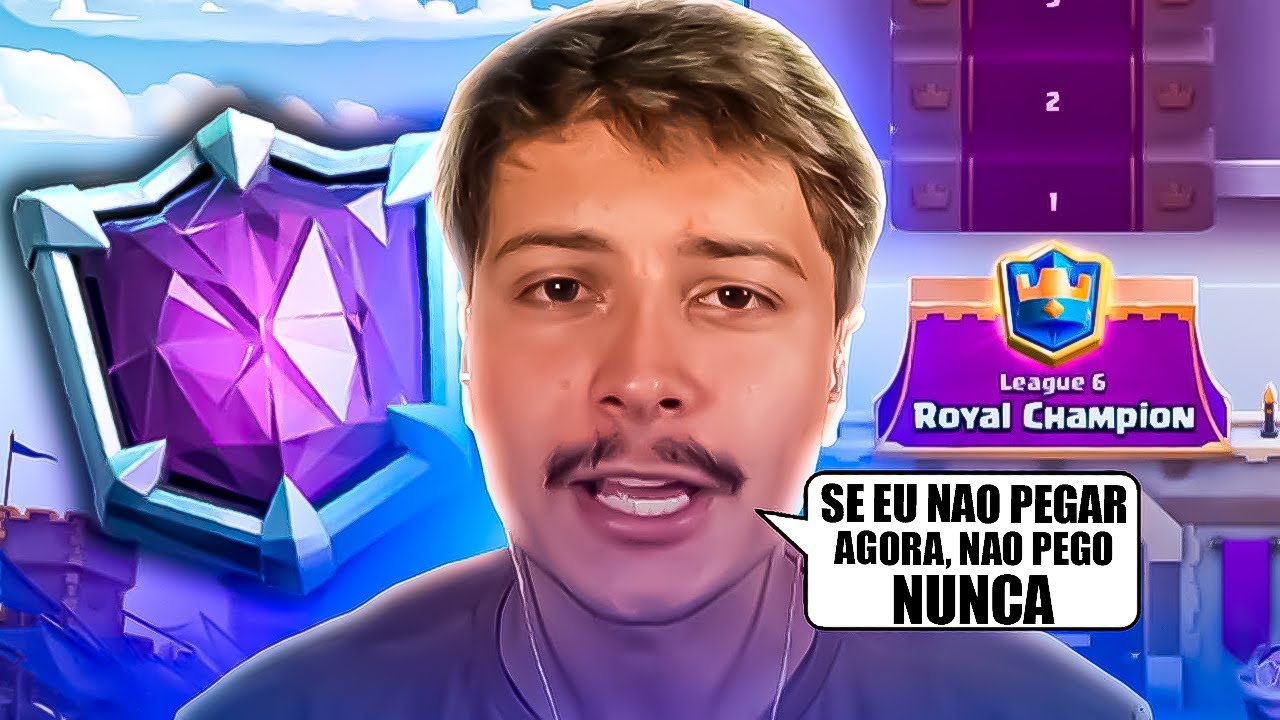 PEGUEI MAIOR CAMPE&Atilde;O NO CLASH ROYALE?