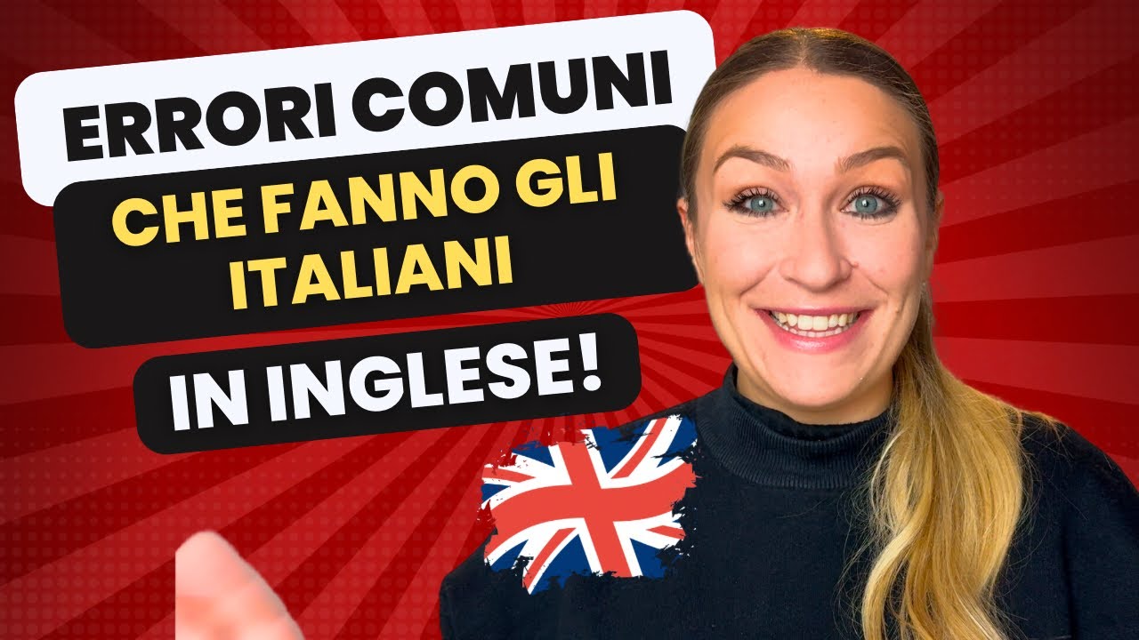 ERRORI COMUNI CHE FANNO GLI ITALIANI IN INGLESE 🇬🇧❌ come correggerli! #inglese