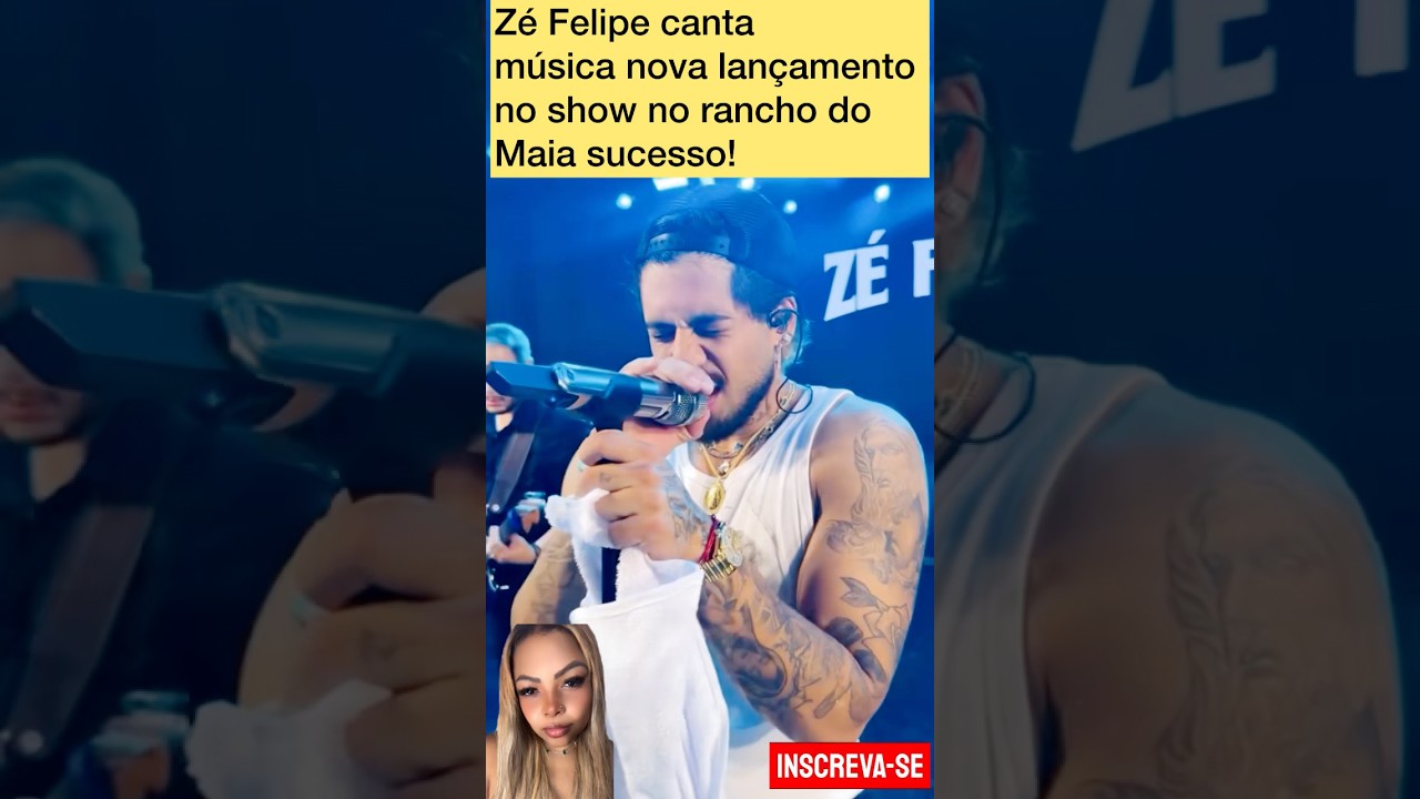 Z&eacute; Felipe canta m&uacute;sica lan&ccedil;amento no show do rancho do Maia sucesso!