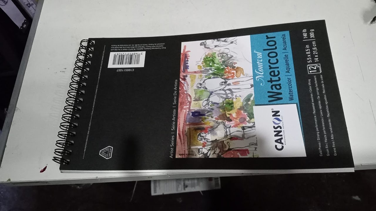 Canson Artist Series Watercolor Pad, 5.5" x 8.5" Side Wire Amazon Review