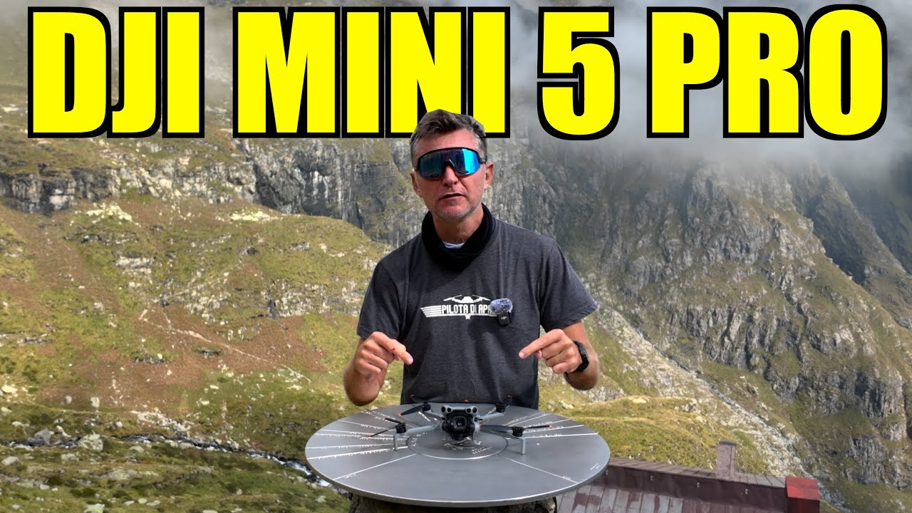 DJI MINI 5 E' davvero PRO ? Ecco il mio primo volo !!!