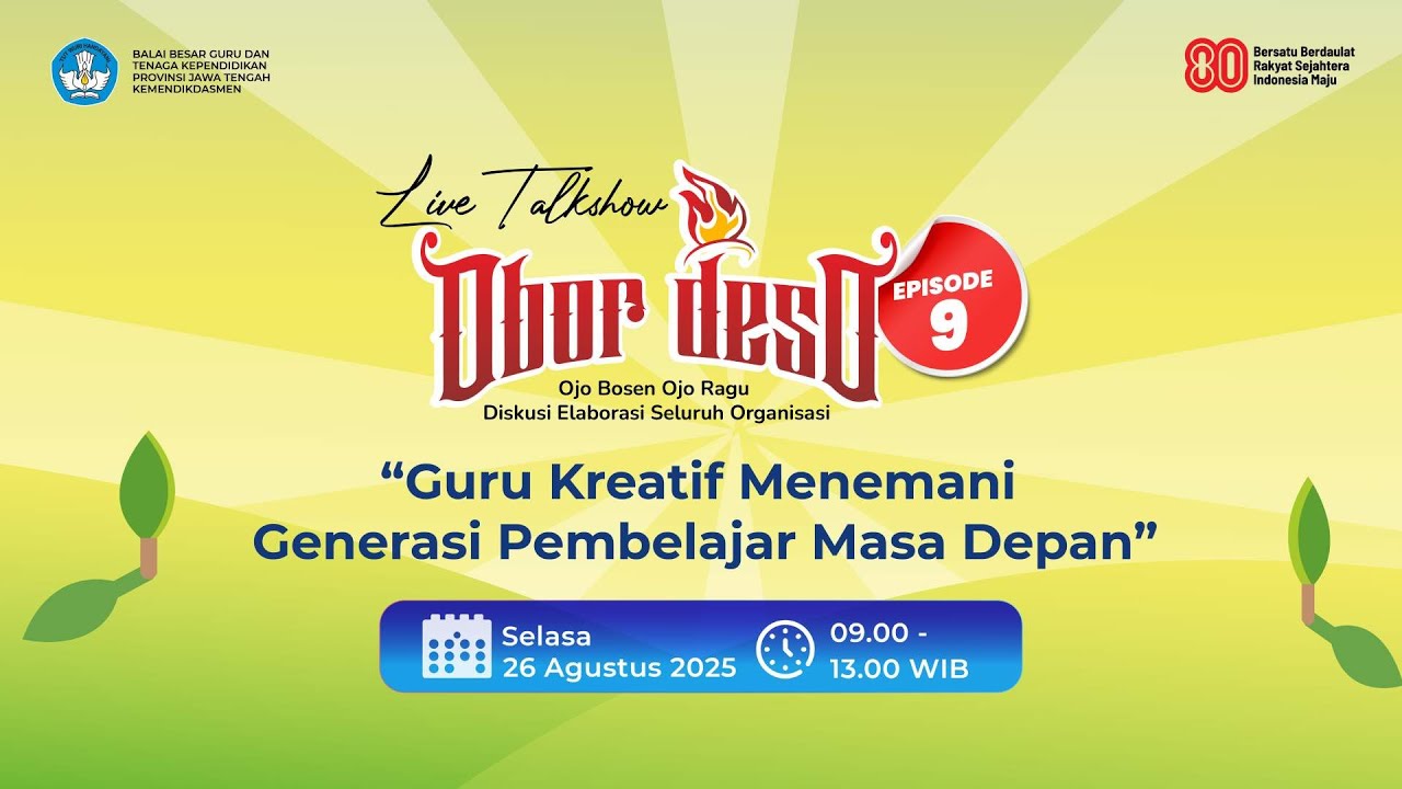 Guru Kreatif Menemani Generasi Pembelajar Masa Depan