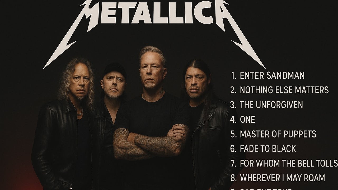 Guitar Riffs & Emo Rock Energy | Slow Rock Live Concert with Metallica Playlist Performance