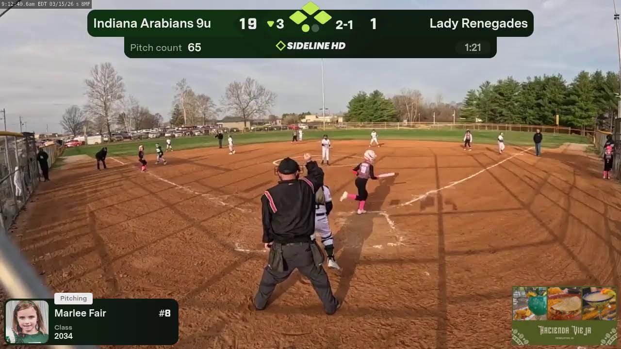 Indiana Arabians 9u @ Lady Renegades (2026.03.15)