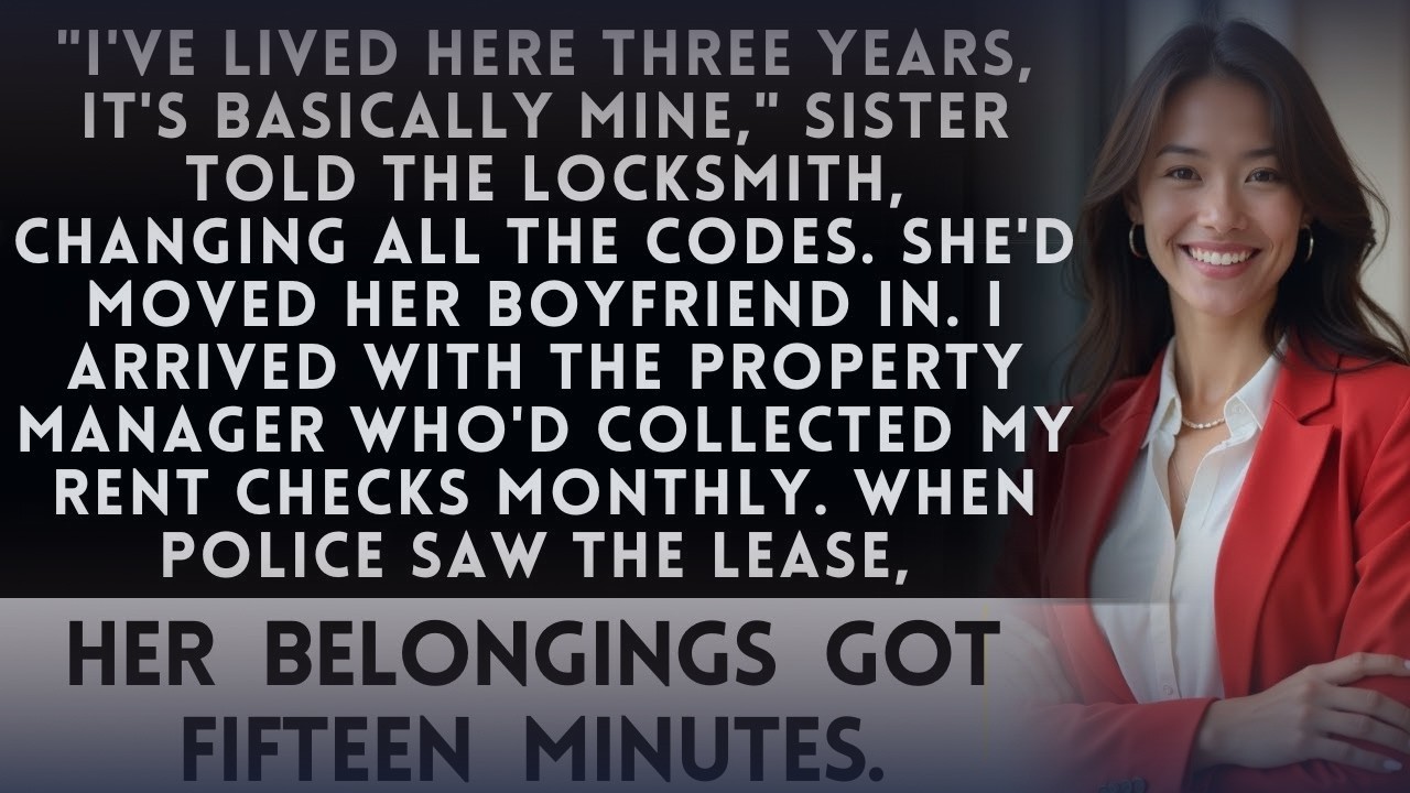 Sister Changed Locks On My Beach Condo — The Property Manager Knew Me By Name